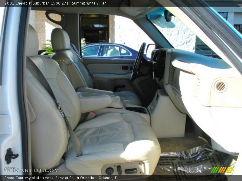 Summit White / Tan 2001 Chevrolet Suburban 1500 Z71
