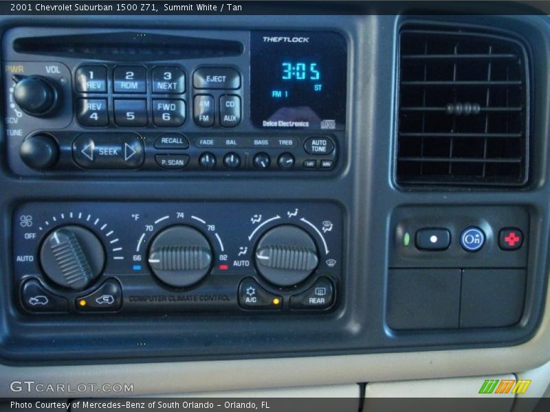 Summit White / Tan 2001 Chevrolet Suburban 1500 Z71