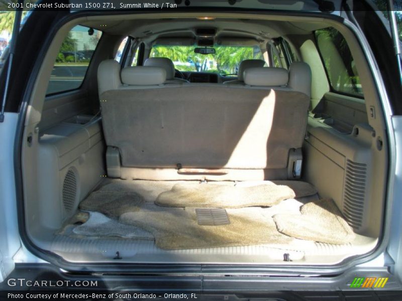 Summit White / Tan 2001 Chevrolet Suburban 1500 Z71