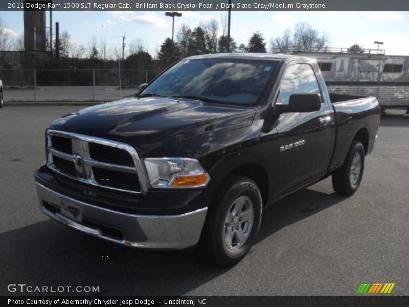 Front 3/4 View of 2011 Ram 1500 SLT Regular Cab