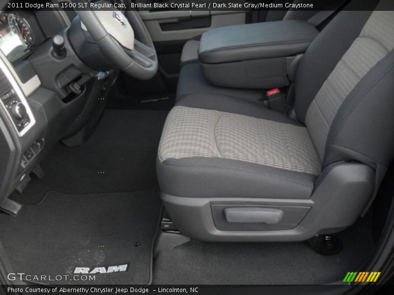  2011 Ram 1500 SLT Regular Cab Dark Slate Gray/Medium Graystone Interior