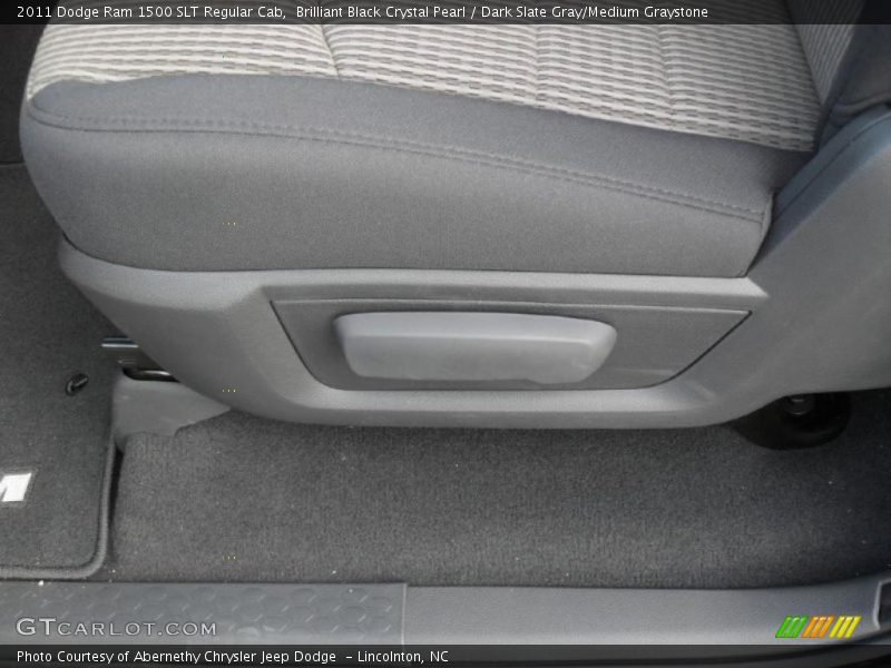 Brilliant Black Crystal Pearl / Dark Slate Gray/Medium Graystone 2011 Dodge Ram 1500 SLT Regular Cab