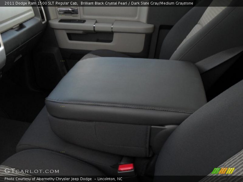 Brilliant Black Crystal Pearl / Dark Slate Gray/Medium Graystone 2011 Dodge Ram 1500 SLT Regular Cab
