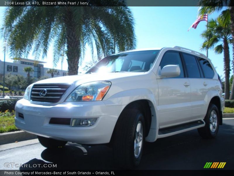 Blizzard White Pearl / Ivory 2004 Lexus GX 470