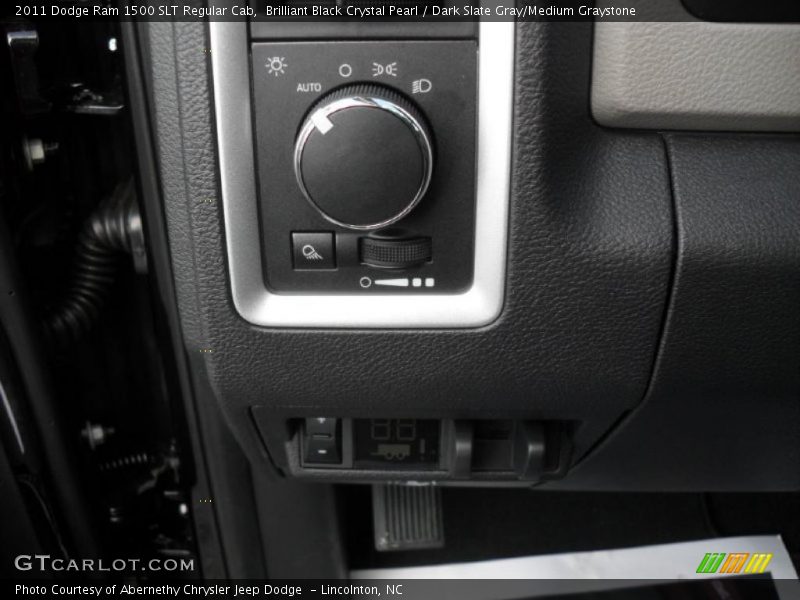 Brilliant Black Crystal Pearl / Dark Slate Gray/Medium Graystone 2011 Dodge Ram 1500 SLT Regular Cab