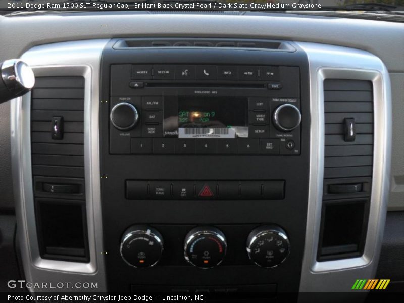 Controls of 2011 Ram 1500 SLT Regular Cab