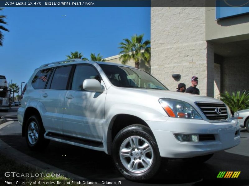 Blizzard White Pearl / Ivory 2004 Lexus GX 470