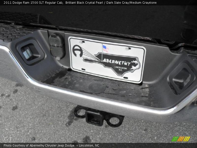 Brilliant Black Crystal Pearl / Dark Slate Gray/Medium Graystone 2011 Dodge Ram 1500 SLT Regular Cab