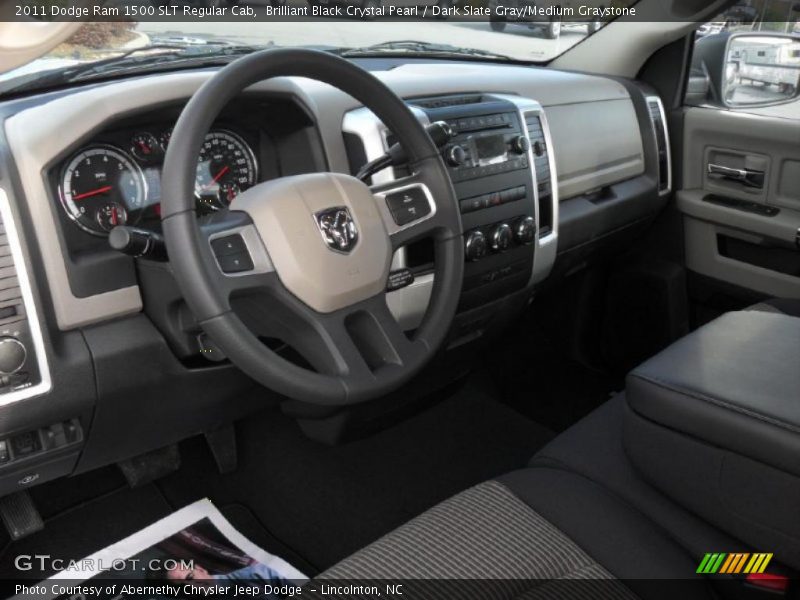 Dark Slate Gray/Medium Graystone Interior - 2011 Ram 1500 SLT Regular Cab 