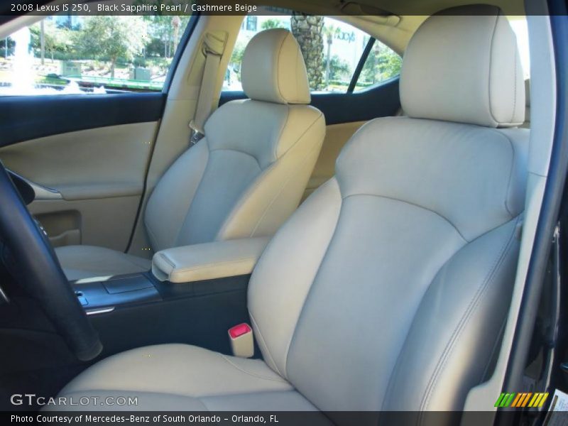 Black Sapphire Pearl / Cashmere Beige 2008 Lexus IS 250