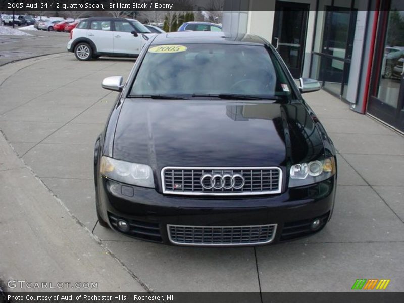 Brilliant Black / Ebony 2005 Audi S4 4.2 quattro Sedan