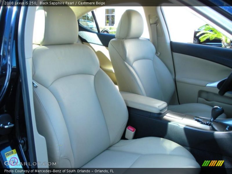 Black Sapphire Pearl / Cashmere Beige 2008 Lexus IS 250
