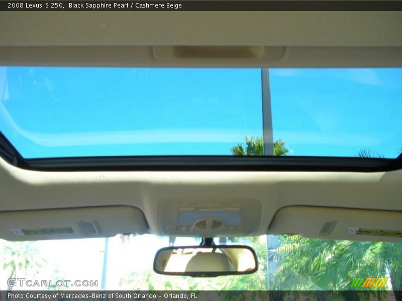 Black Sapphire Pearl / Cashmere Beige 2008 Lexus IS 250