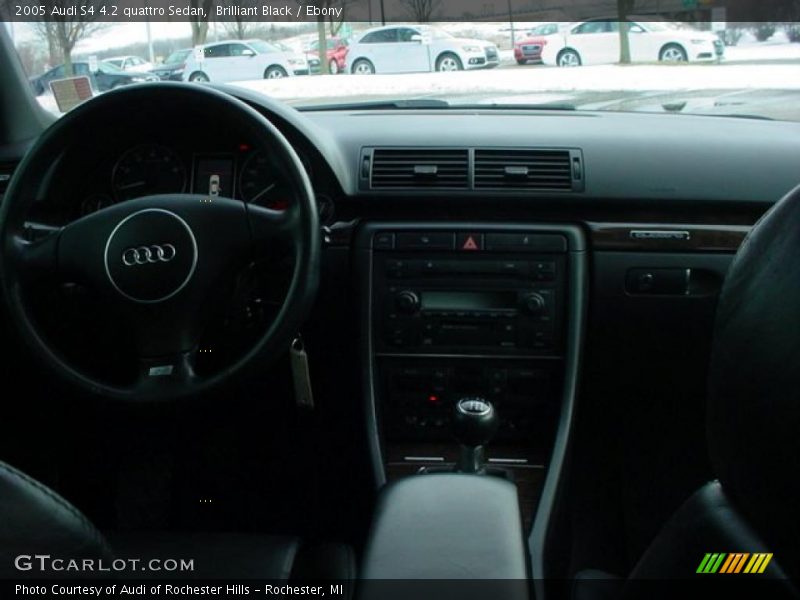 Brilliant Black / Ebony 2005 Audi S4 4.2 quattro Sedan
