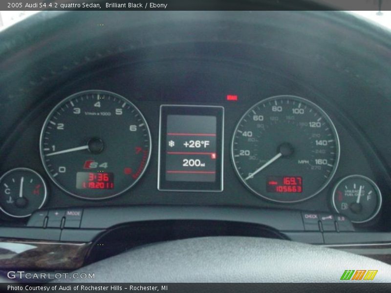  2005 S4 4.2 quattro Sedan 4.2 quattro Sedan Gauges