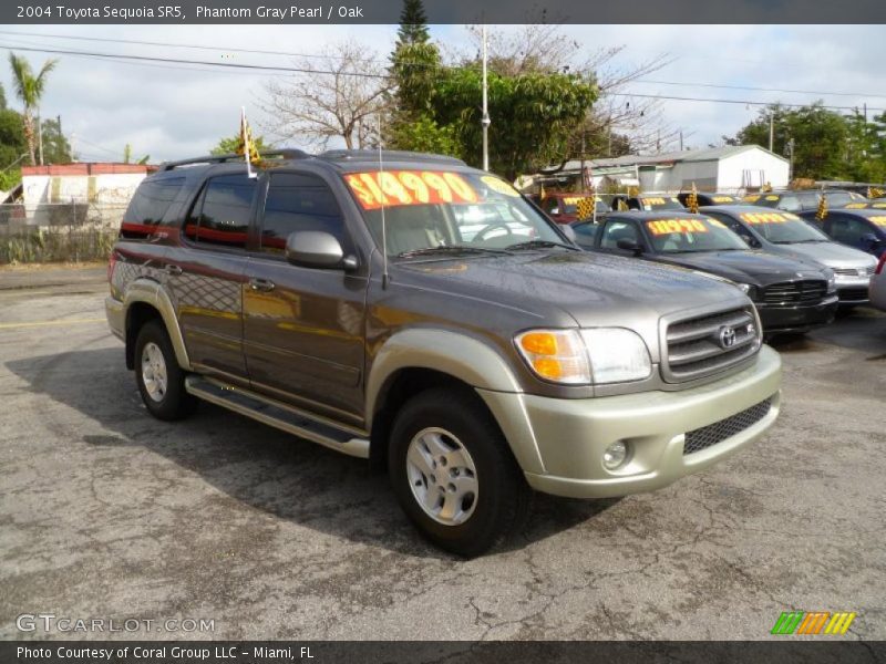 Phantom Gray Pearl / Oak 2004 Toyota Sequoia SR5