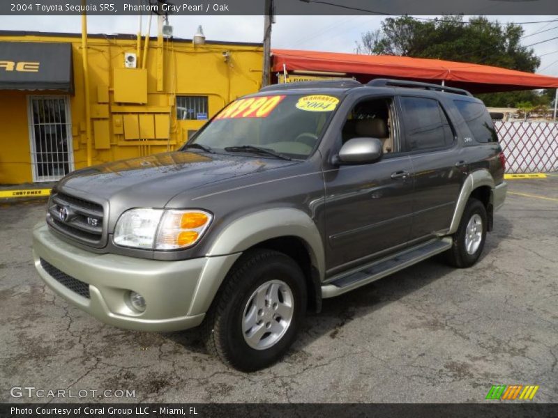 Phantom Gray Pearl / Oak 2004 Toyota Sequoia SR5