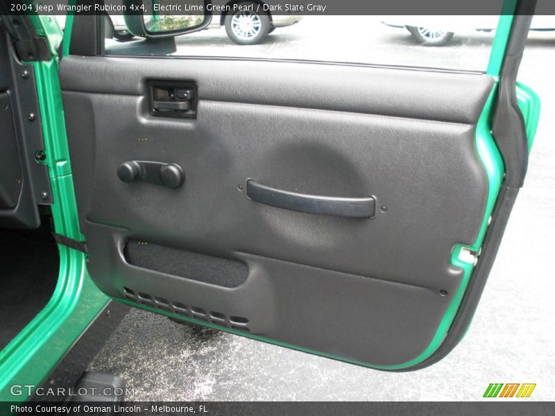 Electric Lime Green Pearl / Dark Slate Gray 2004 Jeep Wrangler Rubicon 4x4