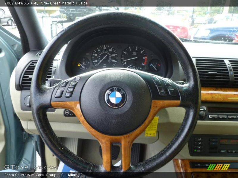  2002 X5 4.4i Steering Wheel