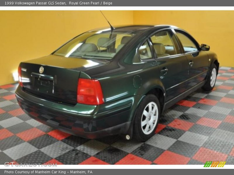 Royal Green Pearl / Beige 1999 Volkswagen Passat GLS Sedan