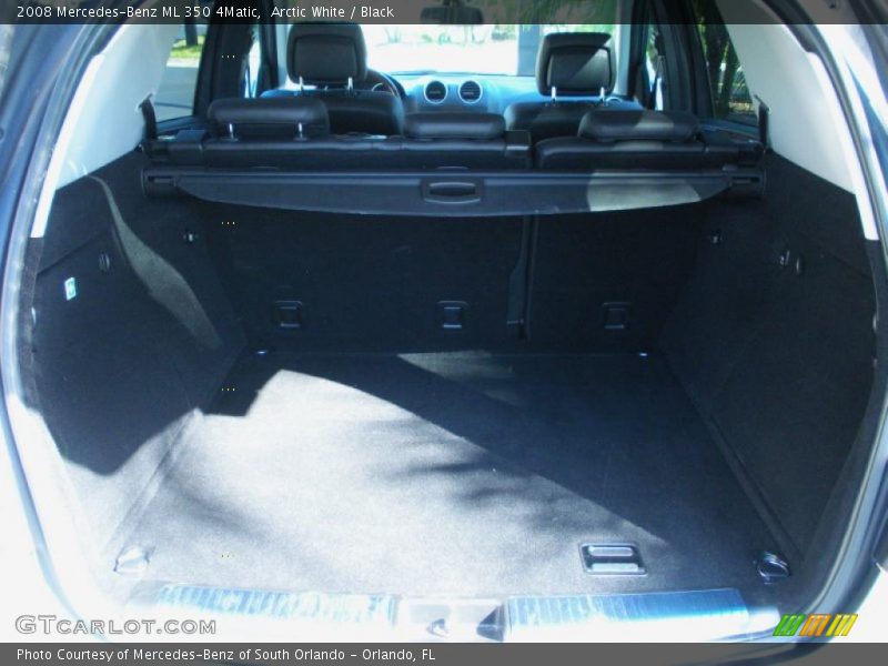 Arctic White / Black 2008 Mercedes-Benz ML 350 4Matic