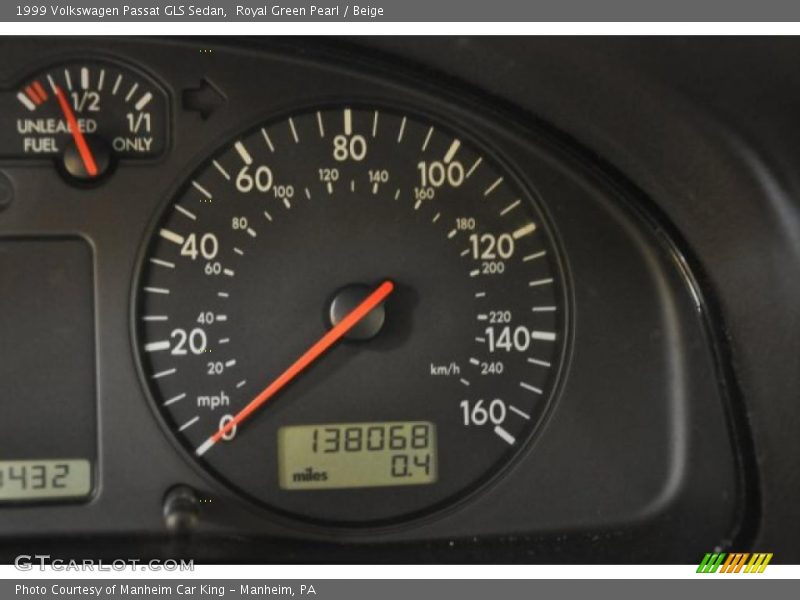 Royal Green Pearl / Beige 1999 Volkswagen Passat GLS Sedan