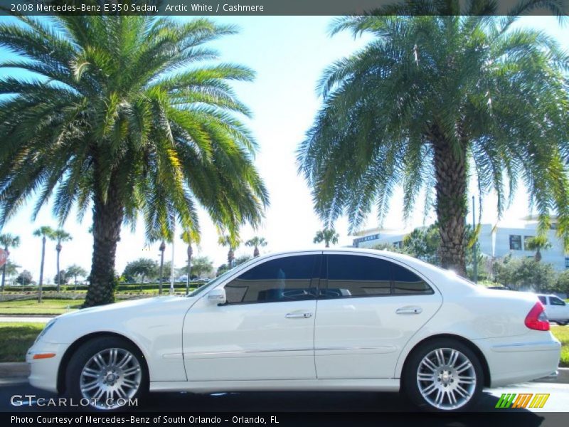 Arctic White / Cashmere 2008 Mercedes-Benz E 350 Sedan