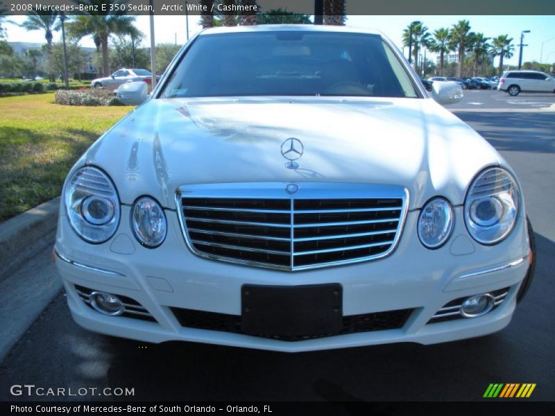 Arctic White / Cashmere 2008 Mercedes-Benz E 350 Sedan