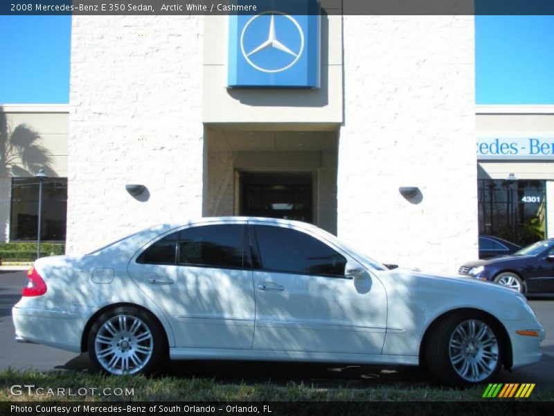 Arctic White / Cashmere 2008 Mercedes-Benz E 350 Sedan