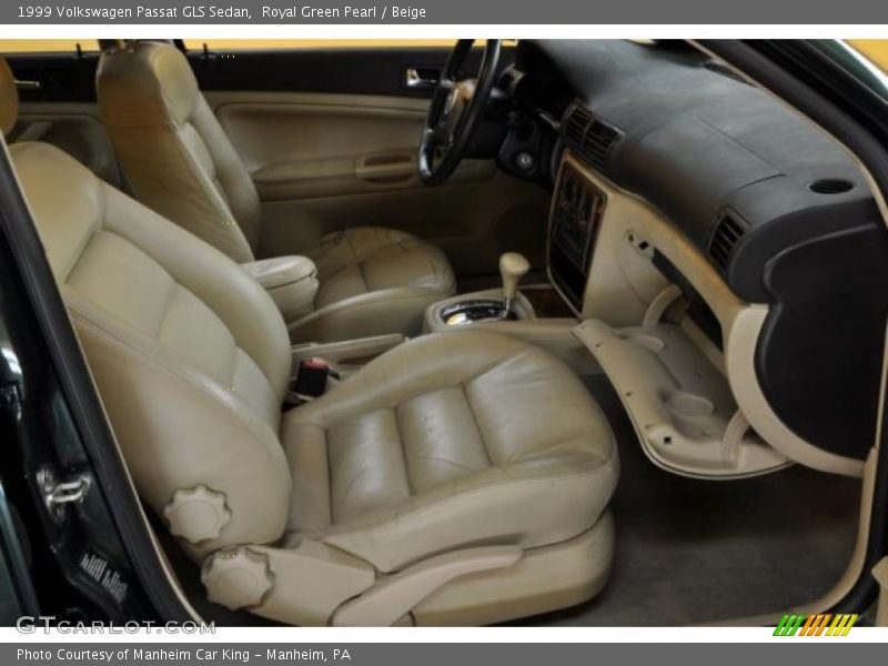 Royal Green Pearl / Beige 1999 Volkswagen Passat GLS Sedan