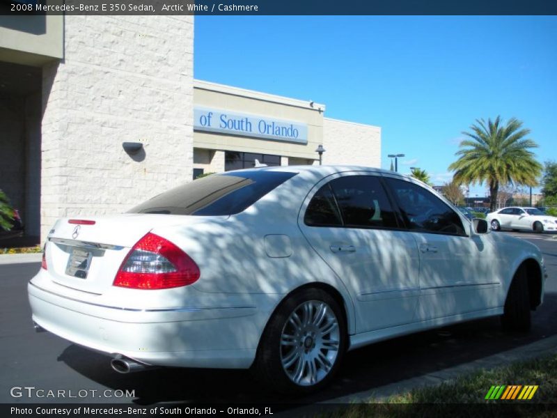 Arctic White / Cashmere 2008 Mercedes-Benz E 350 Sedan