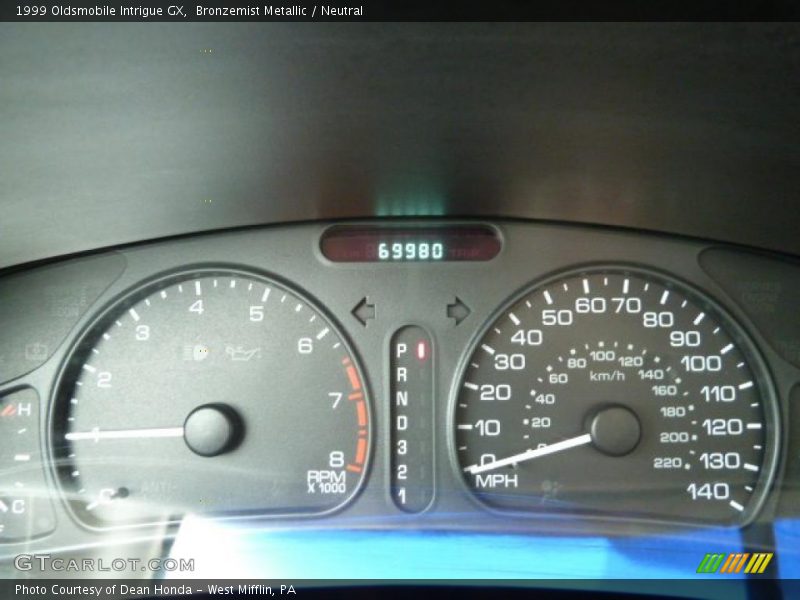  1999 Intrigue GX GX Gauges