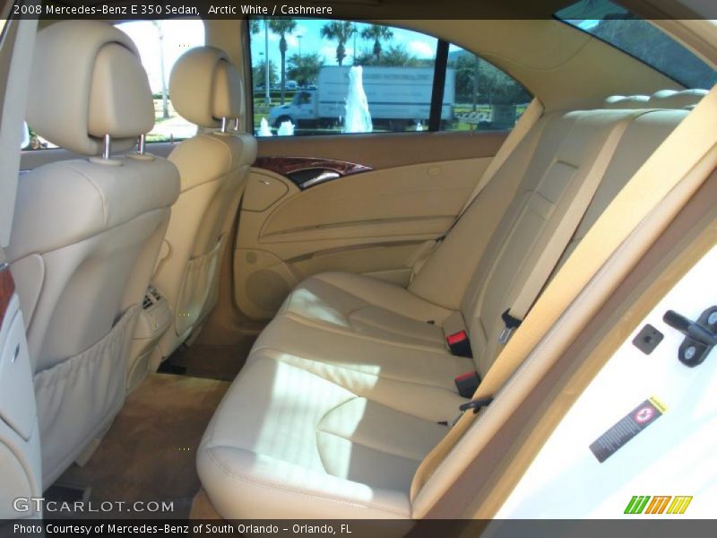 Arctic White / Cashmere 2008 Mercedes-Benz E 350 Sedan