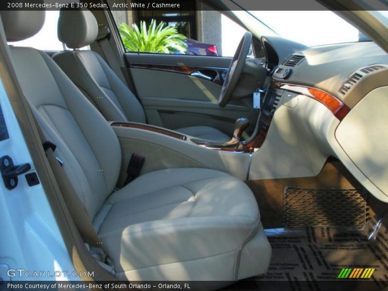 Arctic White / Cashmere 2008 Mercedes-Benz E 350 Sedan