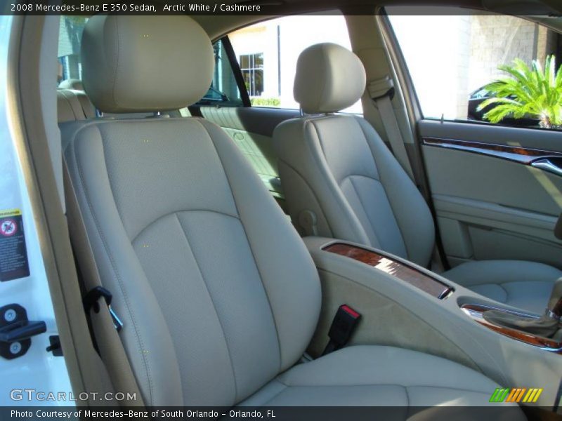 Arctic White / Cashmere 2008 Mercedes-Benz E 350 Sedan