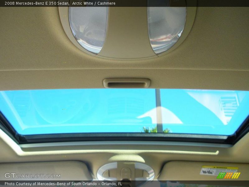 Arctic White / Cashmere 2008 Mercedes-Benz E 350 Sedan