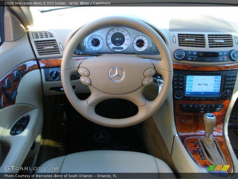 Arctic White / Cashmere 2008 Mercedes-Benz E 350 Sedan