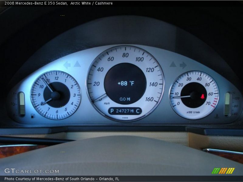 Arctic White / Cashmere 2008 Mercedes-Benz E 350 Sedan