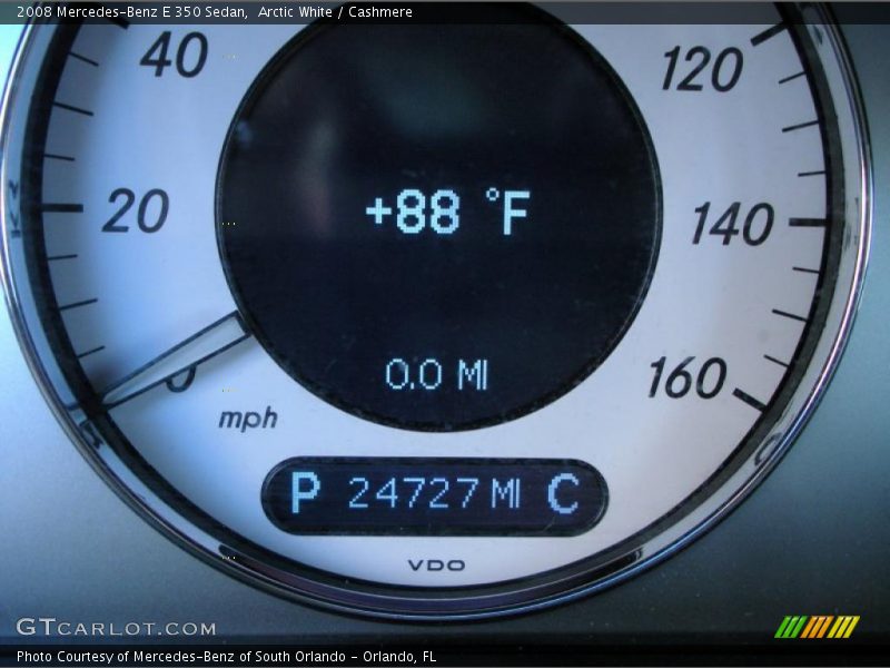 Arctic White / Cashmere 2008 Mercedes-Benz E 350 Sedan