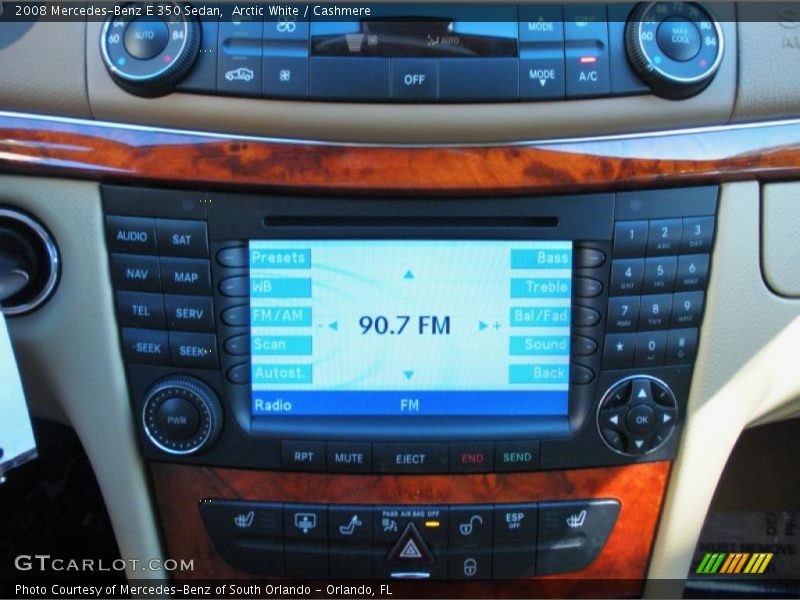 Arctic White / Cashmere 2008 Mercedes-Benz E 350 Sedan