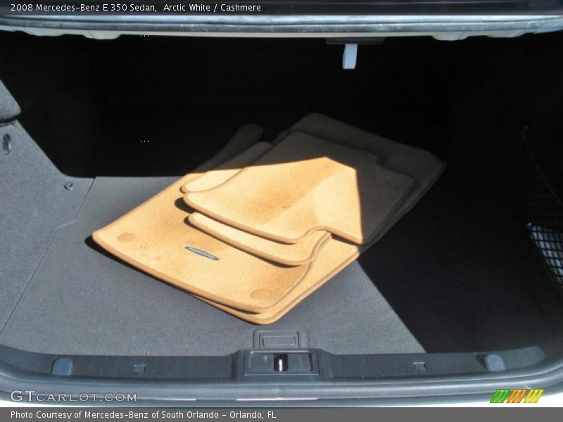 Arctic White / Cashmere 2008 Mercedes-Benz E 350 Sedan
