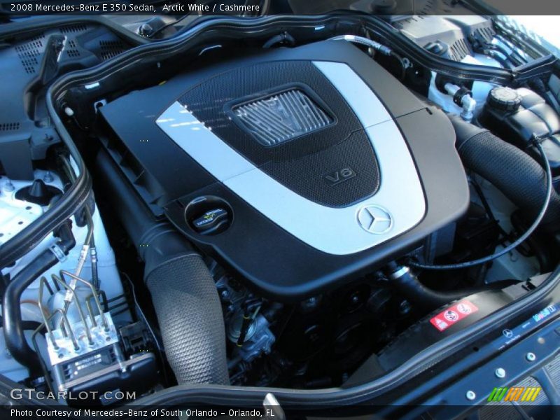 Arctic White / Cashmere 2008 Mercedes-Benz E 350 Sedan