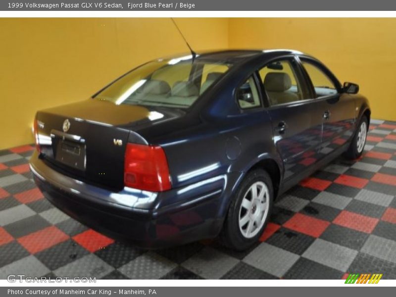 Fjord Blue Pearl / Beige 1999 Volkswagen Passat GLX V6 Sedan