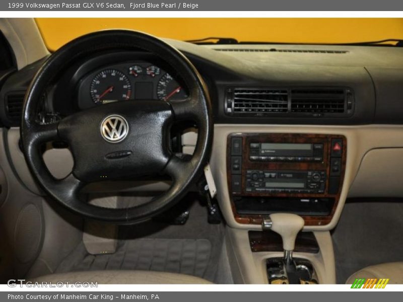 Fjord Blue Pearl / Beige 1999 Volkswagen Passat GLX V6 Sedan