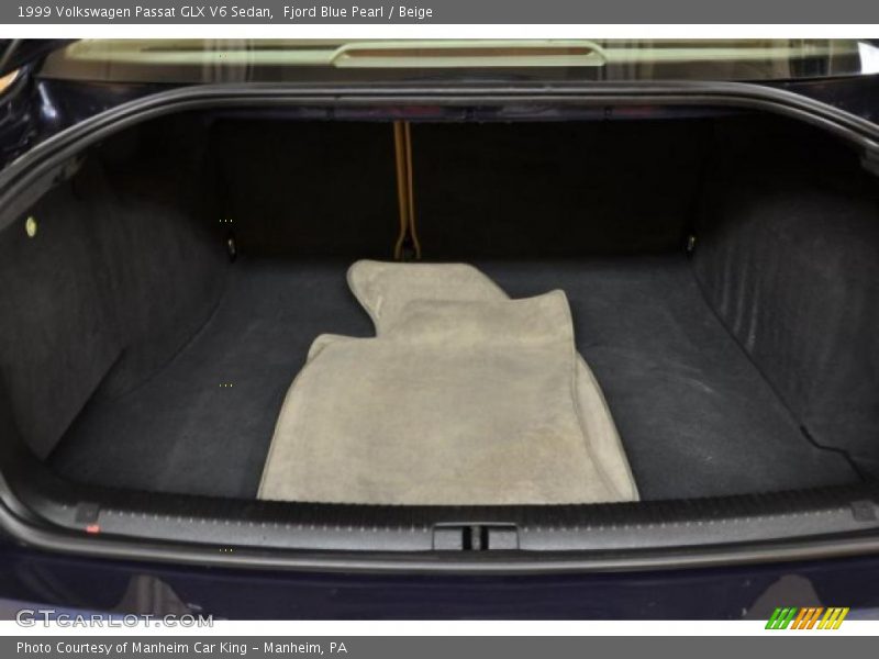 Fjord Blue Pearl / Beige 1999 Volkswagen Passat GLX V6 Sedan