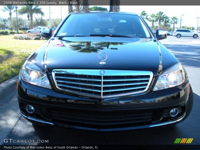 Black / Black 2008 Mercedes-Benz C 300 Luxury