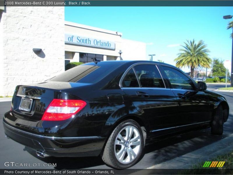 Black / Black 2008 Mercedes-Benz C 300 Luxury