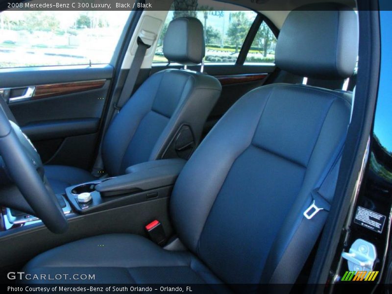 Black / Black 2008 Mercedes-Benz C 300 Luxury