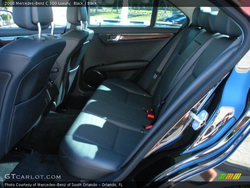 Black / Black 2008 Mercedes-Benz C 300 Luxury