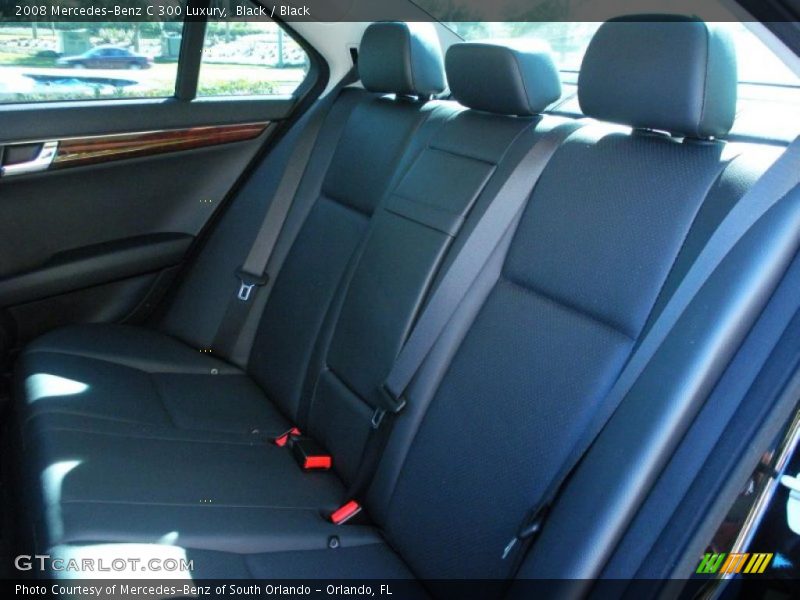 Black / Black 2008 Mercedes-Benz C 300 Luxury